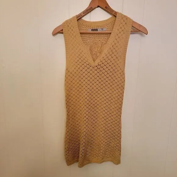 ATHLETA Seashore Open Knit Tunic Medium