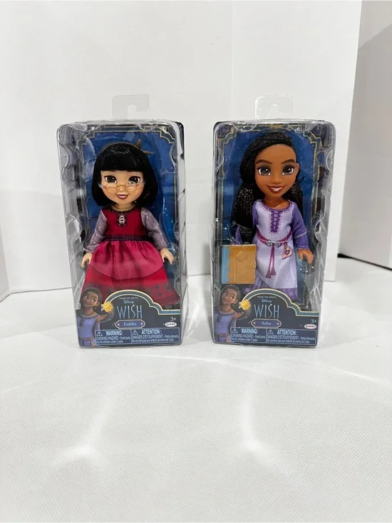 Disney Wish lot of Two Petite Dolls 6