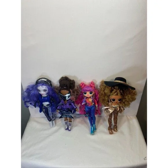 LOL SURPRISE FASHION DOLL LOT OF 4 MULTICOLOR 11 INHES