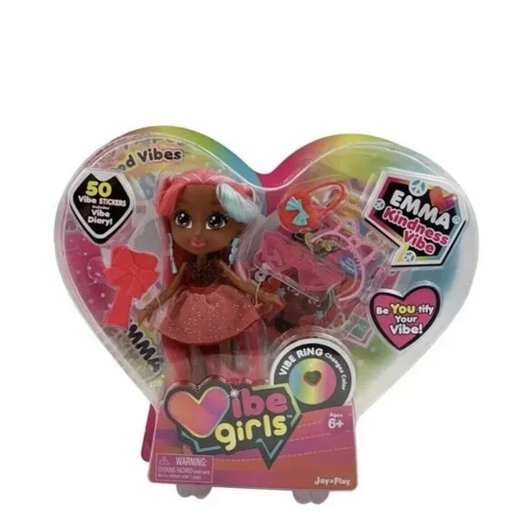 Vibe Girls Emma Doll Including 50 Stickers and kindness Vibe Diary *NEW*