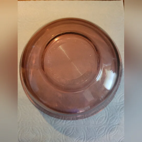 Pyrex Vintage Cranberry Glass Bowl 325 2.5L‎