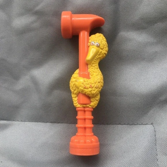 Sesame Street Big Bird Play Toy Hammer‎ Figure Henson Inc Tool