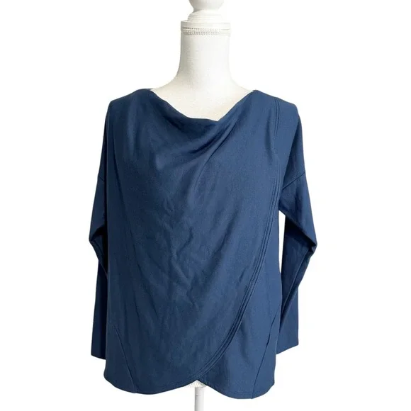 JJ Winks Womens Blue Knit Sweater Weather Top‎ Size XS Long Sleeve