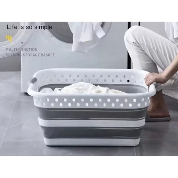 Collapsible Laundry Basket 4.2 Gallon 21in X 15.25in