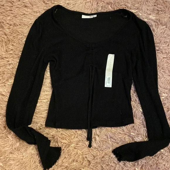 Brand new black crop top