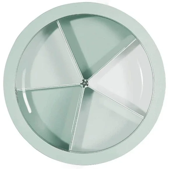 Seafoam color Snack Bowls Set Food Storage Box Serving Platter with Lid