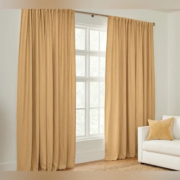 POTTERY BARN DRAPE 3 panels