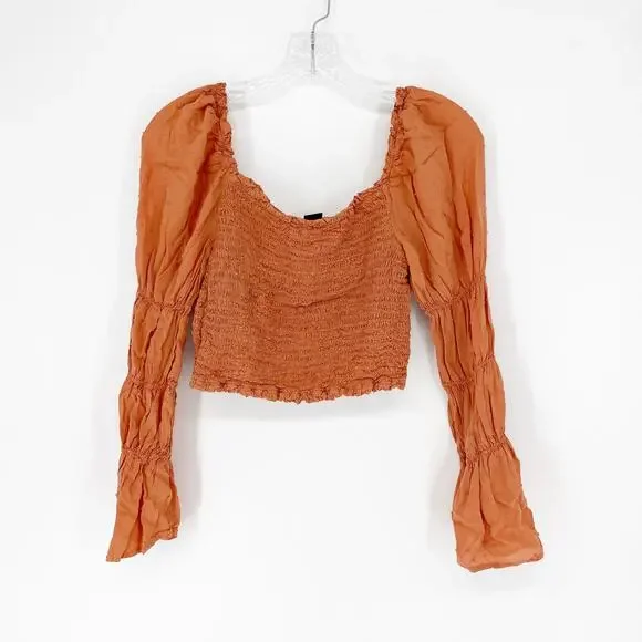 Wild Fable Long Sleeve Crop Top Size Small