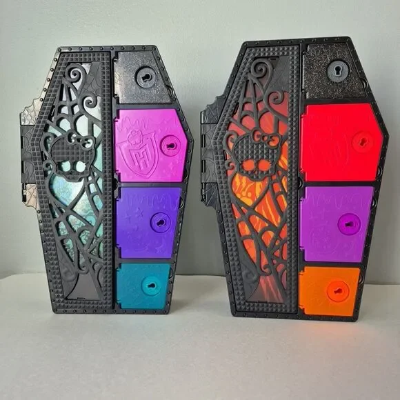Monsters High Skulltimate Secrets Twyla Doll Toralei Stripe Coffin Cases Only