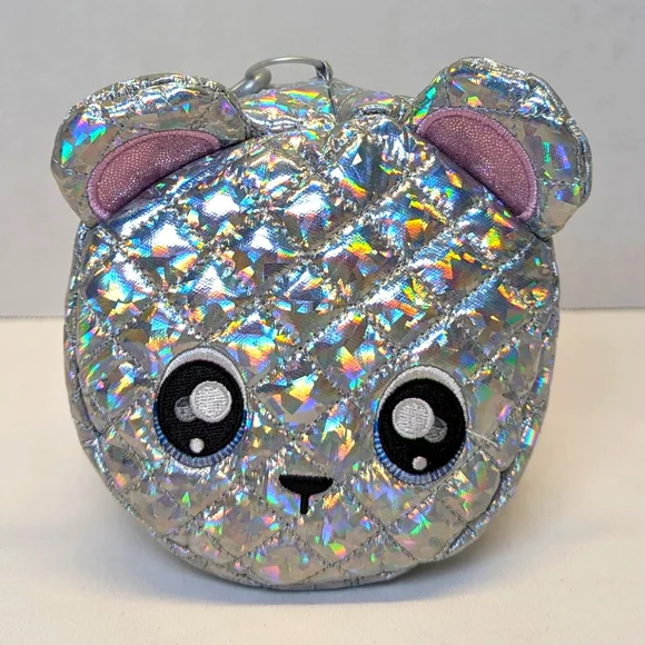 Na! Na! Na! Surprise Glam Series Ari Prism Metallic Teddy Bear Purse