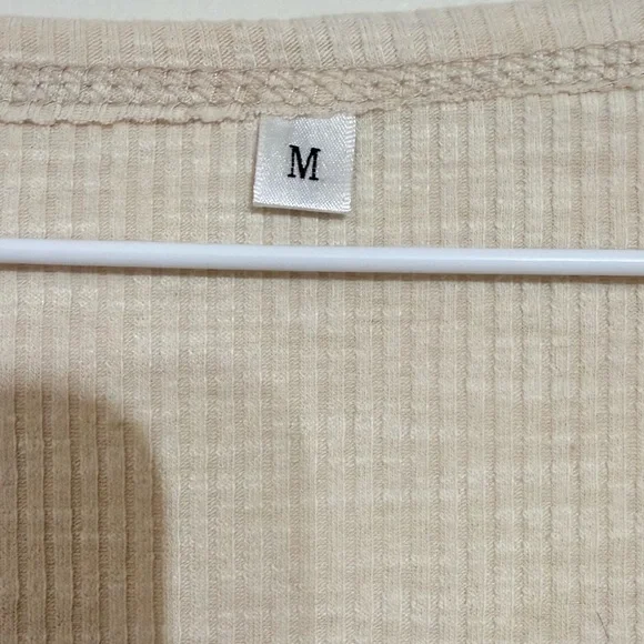 Medium V Neck Long Sleeve Shirt
