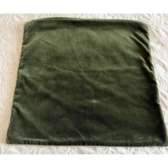 POTTERY BARN VELVET LINEN COTTON PILLOW COVER 18