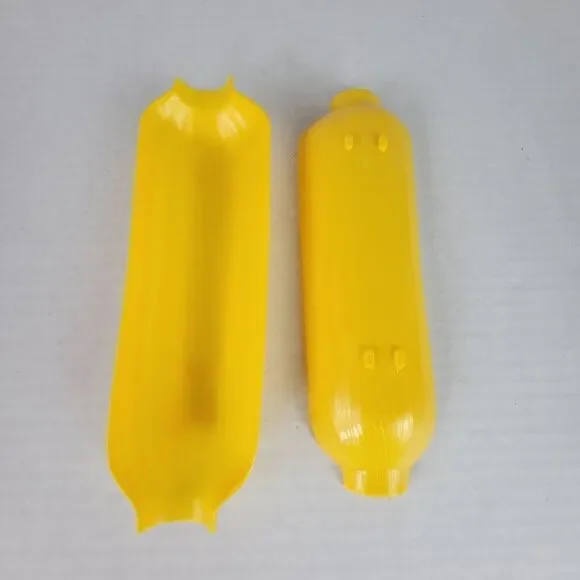Bright Yellow‎ Long Corn Ear Holders; Set of 4