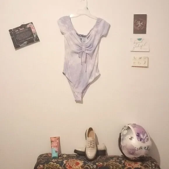 NWT Off Shoulder Tye-dye Bodysuit!*