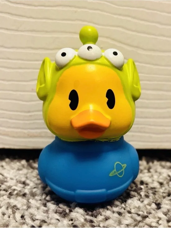 Disney Pixar Toy Story Alien Duckalooz Rubber Duck 2.5” Toy Figure Just Play