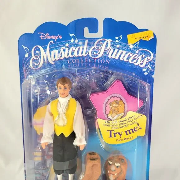 Vintage Disney Musical Princess Doll Beauty & The Beast 1994 Mattel - Read