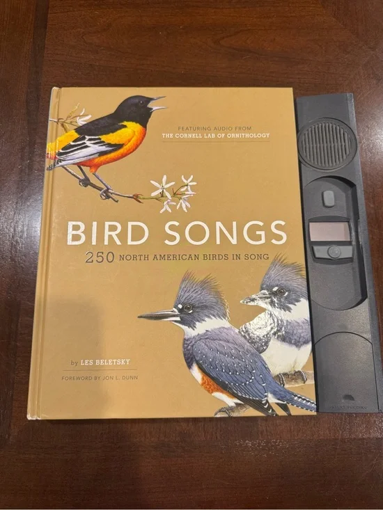 Bird Songs Hardcover Book with Audio - Brown/Orange Cover