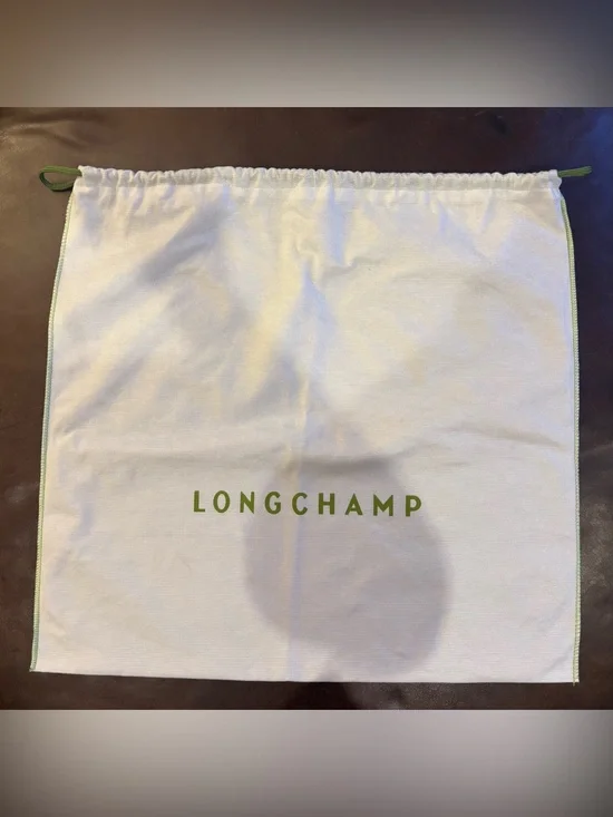 LONGCHAMP LIKE NEW XL DRAWSTRING COTTON DUST BAG 19 x 20