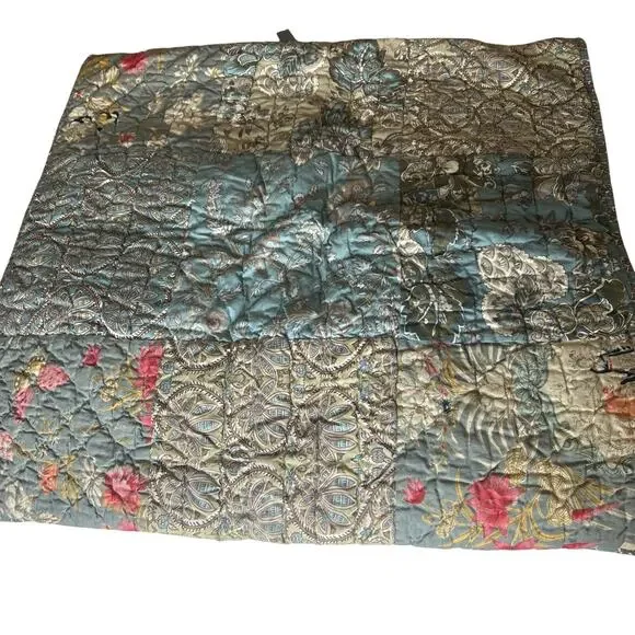 Pottery Barn Neena Patchwork Quilted Euro Sham 26