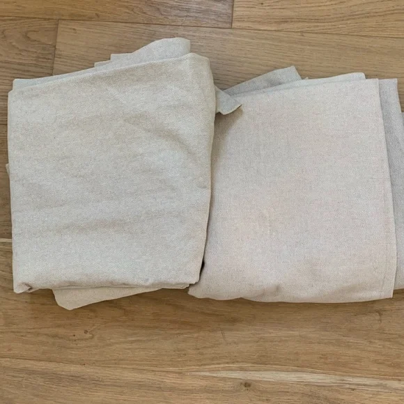 Pottery Barn Neutral Beige/Taupe Curtain Panels