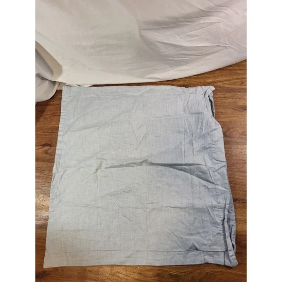 Pottery Barn Lyocell Blend Blue European Sham