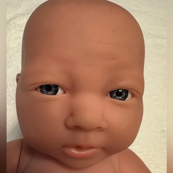 Berenguer Vinyl Newborn Doll Baby Girl Realistic Lifelike Blue Eyes 22-07 14