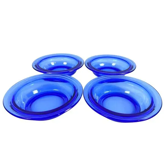 Hazel Atlas Moderntone Cobalt Blue 5