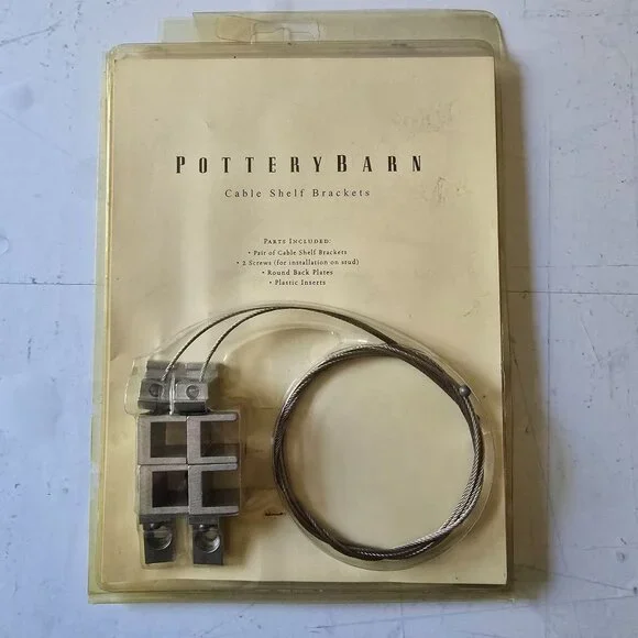 Pottery Barn Cable Shelf‎ Brackets