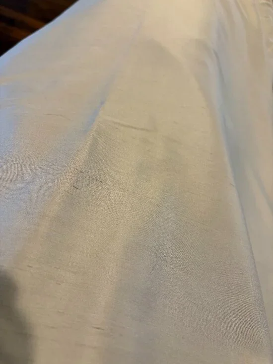 Pottery Barn Dupioni Silk Blackout Curtains (2) - gray
