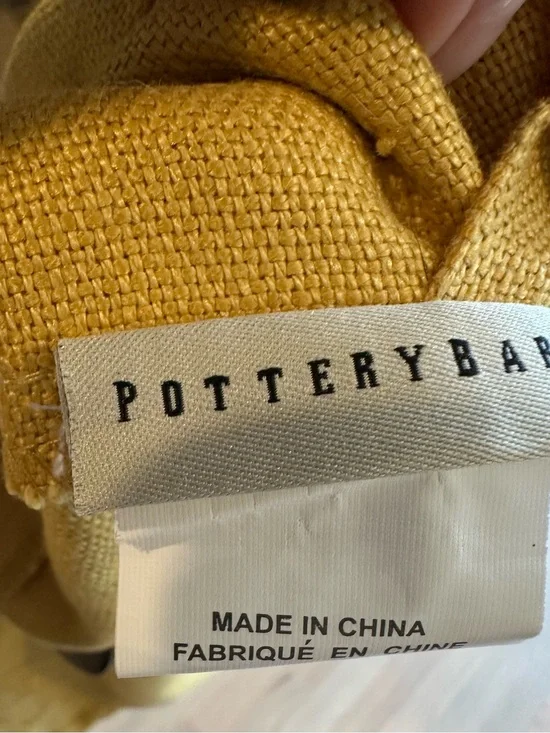 Pottery Barn Mustard Yellow Accent Pillow Covers(2)