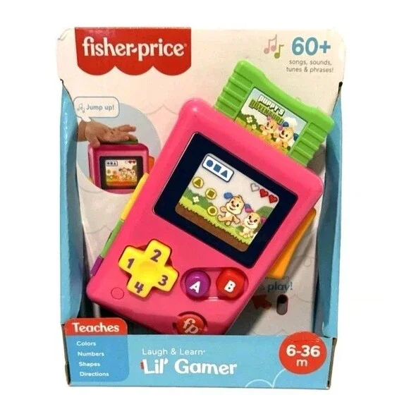 Fisher-Price Laugh Learn‎ Lil' Gamer Pink (6-36M) Toddler/Baby Interactive Toy