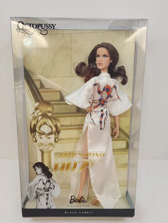 Barbie As Octopussy James Bond 007 Black Label Doll Mattel 2010 NRFB