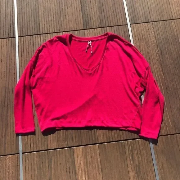 Anthropologie Long-Sleeve Pink Blouse