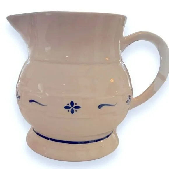 Vintage Longaberger Roseville Pottery Woven Traditions Pitcher