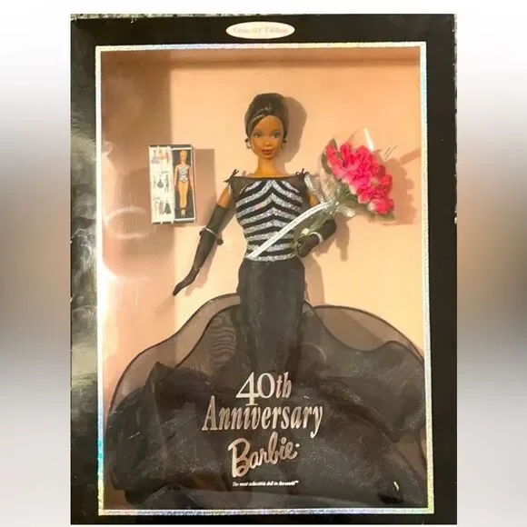 NIB 40th Anniversary Barbie African American Beauty ’99