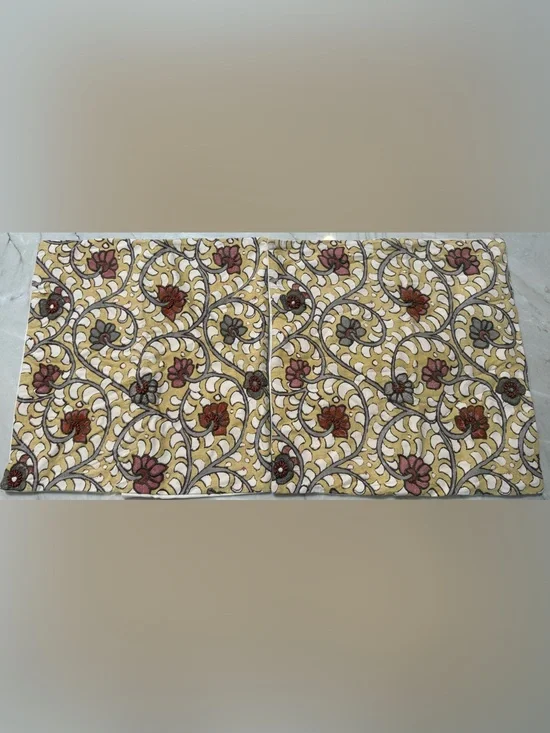Pottery Barn Geena Medallion EMBROIDERED Pillow Cover Set of Two 20x20