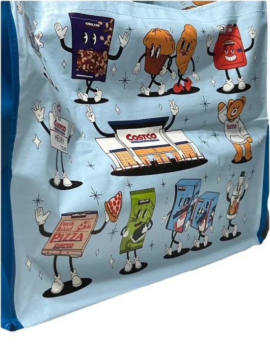 KeepCool Reusable Character Tote Bag, 4-count  20x14x12