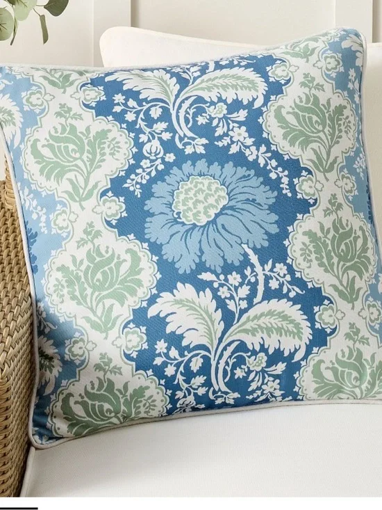 Pottery Barn Kravet Solaria Hattie reversible outdoor pillow