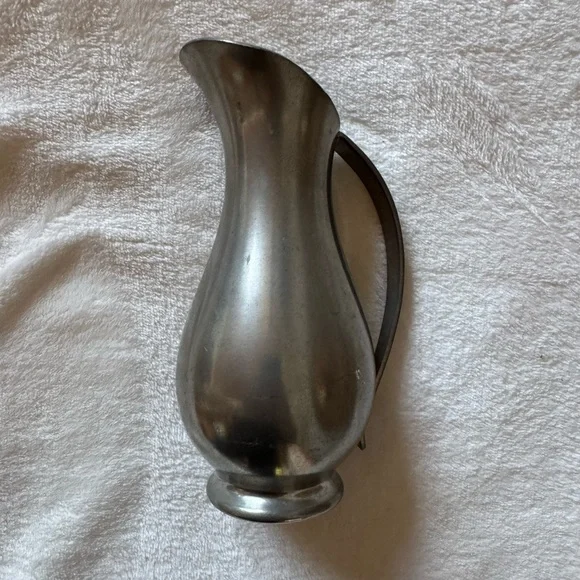 Vintage Royal Holland Pewter Pitcher Creamer Dining Server Midcentury Modern