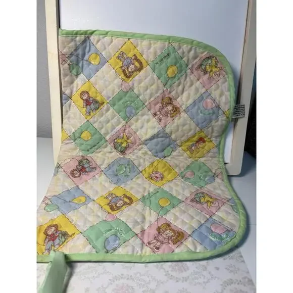 Vintage Cabbage Patch Kids Doll Sleeping Bag Quilted Coleco‎ Baby Doll Bedding