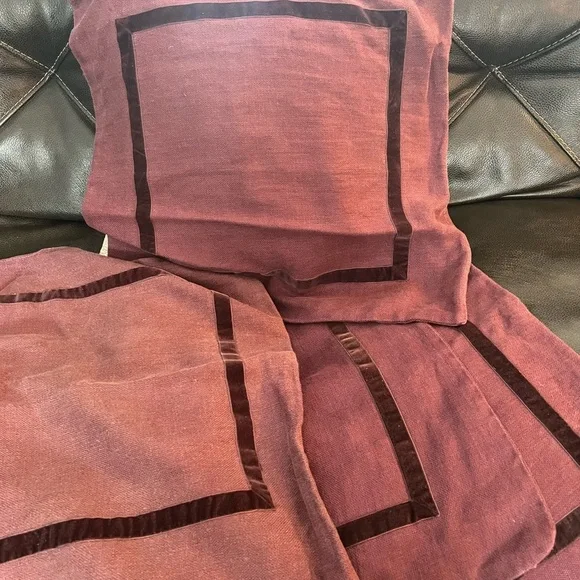Pottery Barn Purple Accent Pillows​