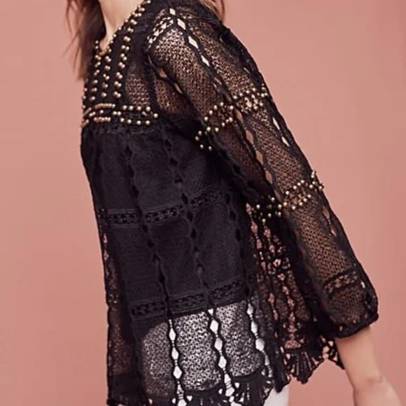 Maeve Auralis Lace Top size XS NWT