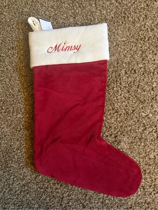 Pottery Barn Mimsy Stocking