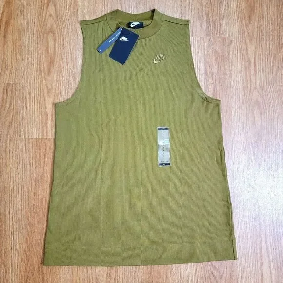 Nike Sportswear NSW Tech Fleece Tank Top Green S