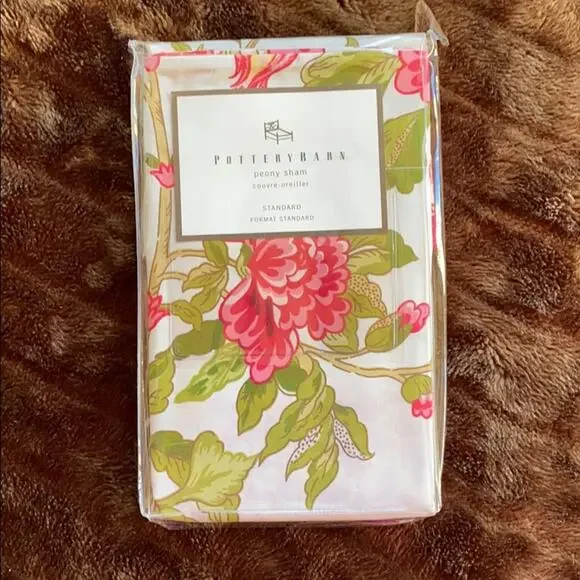 Pottery Barn‎ Peony Sham NIP Standard Size, Cotton