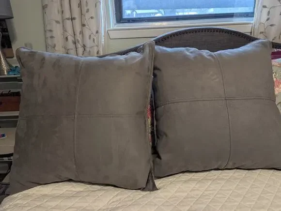 pottery barn pillow covers 2- 24 x 24