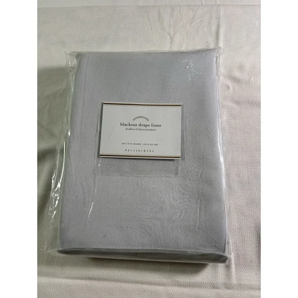 Pottery Barn‎ Universal Blackout Curtain Liner 50x 92