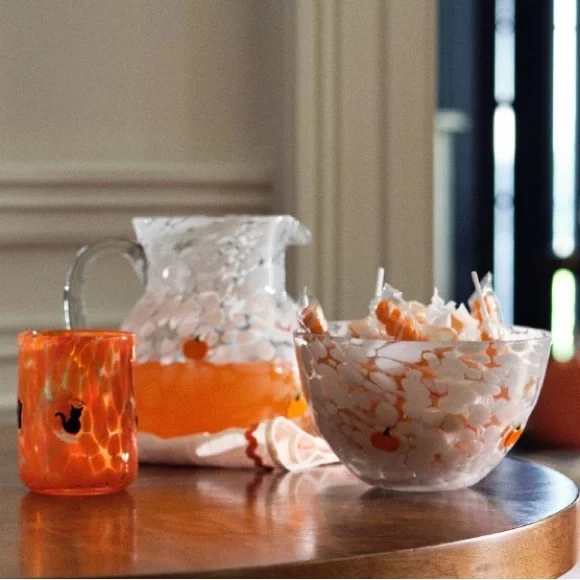 Pumpkin Set Pitcher & Serving Bowl
