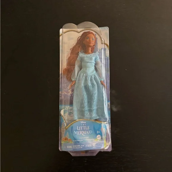 New Disney Little Mermaid Ariel Doll in Blue Dress