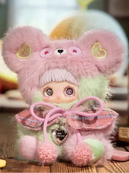 Maymei Tiny Bear Cookie Plush Pendant Confirmed Cantaloupe Cherry Doll